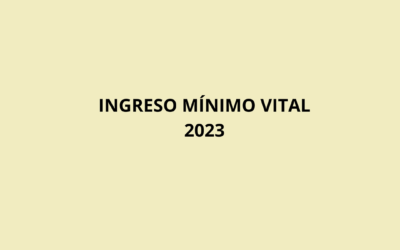 INGRESO MINIMO VITAL 2023